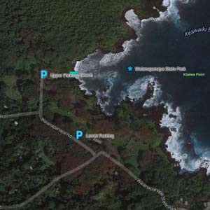 Black Sand Beach Google Map Image