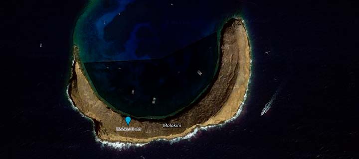 Snorkel Molokini Crater Google   Map 